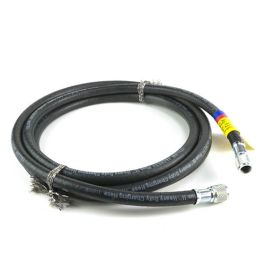 19512 Yellow Jacket 12 ft. Ammonia Charging Hose, 3/8" Straight Fittings