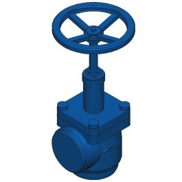 Hansen AW500H, 5 Ammonia Shut-off Valve Angle, Welded, Handwheel