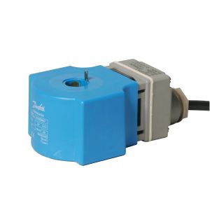 018Z7621 Danfoss Coil, solenoid, 208-240 volt/50-60 Hz, 17.5W, UL, with a junction box conduit/cable (old style)