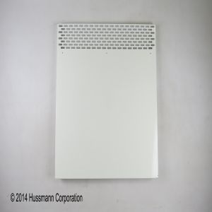 043604WH Hussmann (M)RGD 2' DECK PAN N/FLG 30 D