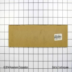 0448263 Hussmann STOP-PRODUCT FRT ACRYLIC