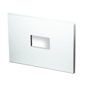 A/MOUNTING PLATE WHITE R Automation Components Inc (ACI) Plastic Mounting Plate, White Infinity (R) 126386