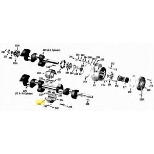 Vilter 13253F, Nut 9/16-18NF HEX