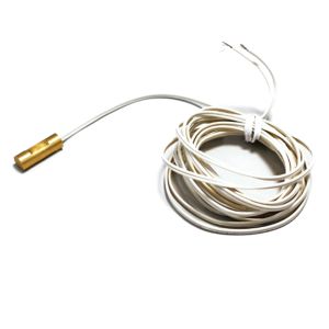 A/AN-PM-6'CL2P Automation Components Inc (ACI) 10,000 Ohm Thermistor (Type III), Pipe Mount, Brass, 6' Plenum Cable 138702