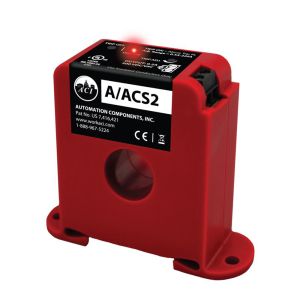 A/ASCS2 Automation Components Inc (ACI) Adjustable Current Switch, DIN Rail, Split Core, NO, 1.5 to 220A Trip Point, 0 to 250A Range 142353