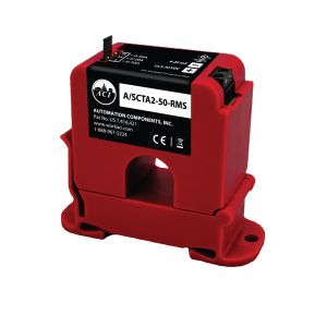 A/CTA2-250-RMS Automation Components Inc (ACI) Analog Current Sensor, 4-20mA, DIN Rail, Solid Core, RMS, 0-100, 0-200, 0-250 Amp