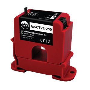 A/SCTV2-250 Automation Components Inc (ACI) Analog Current Sensor, 0-10 VDC, DIN Rail, Split Core, 0-100, 0-200, 0-250 Amp (Default) 142380