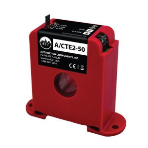 A/CTE2-50 Automation Components Inc (ACI) Analog Current Sensor, 0-5 VDC, DIN Rail, Solid Core, 0-10, 0-20, 0-50 Amp (Default) 142389