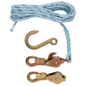 1802-30SR Klein Tools Block and Tackle Spliced to Cat. No. 268 Block