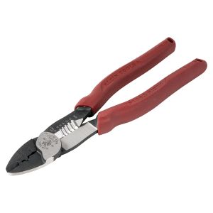 2005N Klein Tools Forged Steel Wire Crimper, Cutter, Stripper