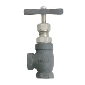 Cyrus Shank 206-E-CS Angle Expansion Valve - Carbon Steel Stem, 1/4