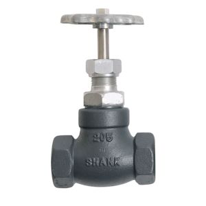 Cyrus Shank 203-CS Globe Shut-Off Valve - Carbon Steel Stem, 1/2