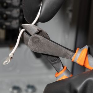 2288RINS Klein Tools Diagonal Cutting Pliers, Insulated, High Leverage, 8-Inch