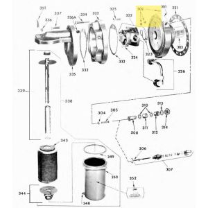 Vilter 2606D, Plug 3/8-18NPTF Flush Seal SOC HD