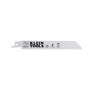 31734 Klein Tools Reciprocating Saw Blades, 24 TPI, 6-Inch, 5-Pack
