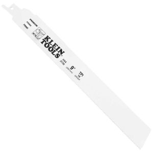 31755 Klein Tools Reciprocating Saw Blades, 14 TPI, 9-Inch, 5-Pack