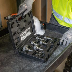 31873 Klein Tools Hole Cutter Kit, Master Electrician Hole Cutter, 8-Piece