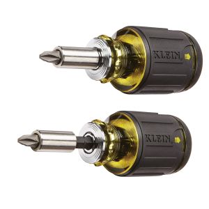 32308 Klein Tools 8-in-1 Multi-Bit Adjustable Length Stubby Screwdriver