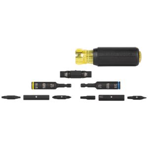 32500HD Klein Tools Impact Rated Multi-Bit Screwdriver / Nut Driver, 11-in-1