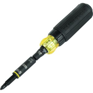 32500HDRT Klein Tools KNECT&trade; 11-in-1 Ratcheting Impact Rated Screwdriver / Nut Driver