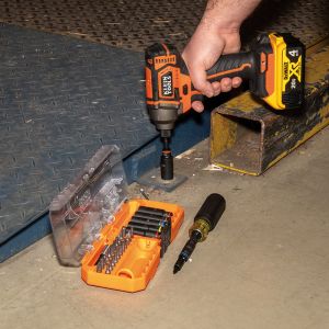 32502HD Klein Tools KNECT&trade; Impact-Rated Screwdriver and Socket Set with Case, 41-Piece