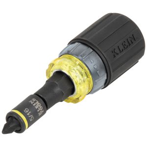 32561HDRT Klein Tools KNECT&trade; 7-in-1 Ratcheting Impact-Rated Stubby Screwdriver/Nut Driver