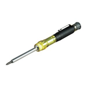 32614 Klein Tools Multi-Bit Electronics Pocket Screwdriver, 4-in-1, Ph, Sl Bits