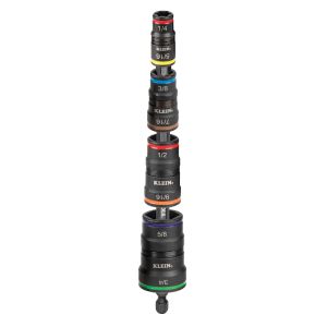 32934 Klein Tools 9-in-1 Impact Rated Flip Socket Set