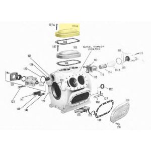Vilter 32983A, Cover 300 Water Jacket