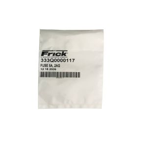 Frick Fuse 5A, 2AG packaging with label.