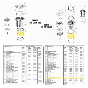 Vilter 33633A, Retainer 320 Ring Lift