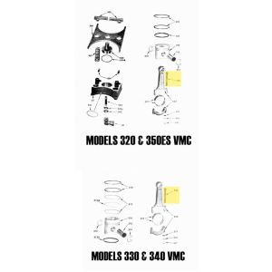 Vilter 33937A, Bolt 3/8-24NFX3-7/8 Connecting Rod 320 & 700