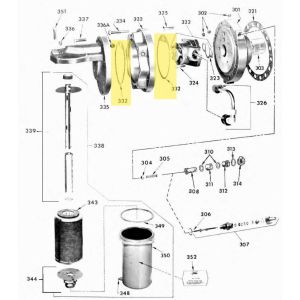 GASKET 7-3/16X6-1/2 COVER PUMP OIL