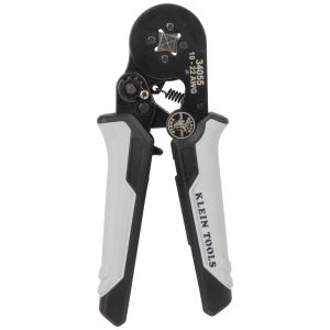 34055 Klein Tools Ratcheting Ferrule Square Crimper, 10 to 22 AWG Wire