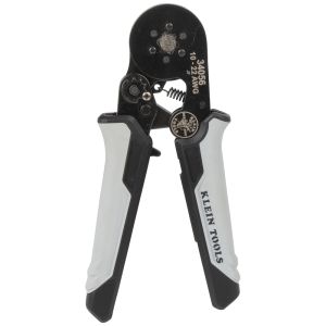 34056 Klein Tools Ratcheting Ferrule Hex Crimper, 10 to 22 AWG Wire