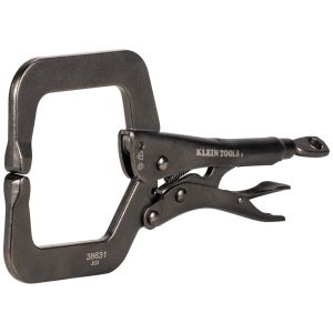 38631 Klein Tools C-Clamp Locking Pliers With Standard Jaws, 9-Inch