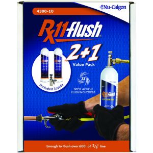 4300-10 Nu-Calgon Rx11-flush 2+1 Display Pak Each