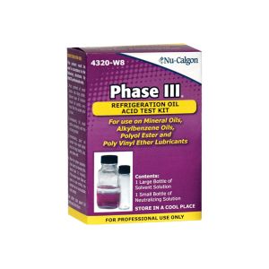 4320-W8 Nu-Calgon Refrigeration Oil Acid Test Kit, Phase III