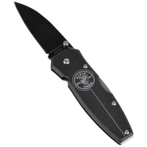 44001-BLK Klein Tools Lightweight Lockback Knife, 2-1/2-Inch Drop Point Blade, Black Handle