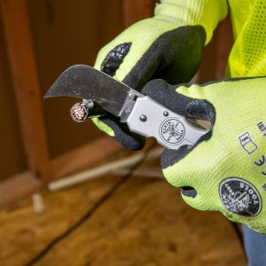 44006 Klein Tools Lockback Knife 2-5/8-Inch Hawkbill Blade, Aluminum Handle