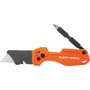 44304 Klein Tools Folding Utility Knife With Driver