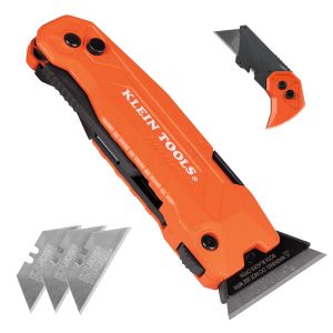 44306 Klein Tools FLICKBLADE&trade; 2-in-1 Utility Knife / Scraper with Blade Storage