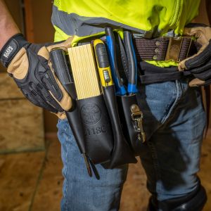 5118C Klein Tools Black Leather Tool Pouch for Belts
