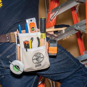 5125 Klein Tools Tool Pouch, 5-Pocket, Canvas
