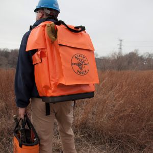 5185ORA Klein Tools Tool Bag Backpack, 18-Inch, Orange