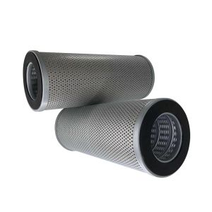 531A0028H01 Frick Oil Filter Element, 15 Micron. 2 filters stacked at opposing angles.