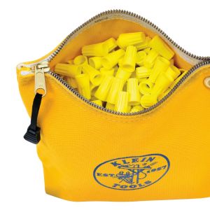 5539CPAK Klein Tools Zipper Bags, Assorted Canvas Tool Pouches, 3-Pack