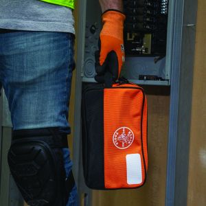 55582 Klein Tools Double Zipper Bag, 10 x 6-Inch
