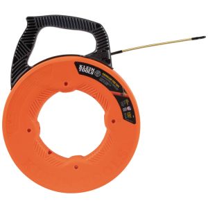 56351 Klein Tools Fiberglass Fish Tape with Spiral Steel Leader, 100-Foot