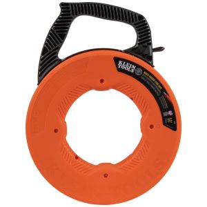 56382 Klein Tools Multi-Groove Fiberglass Fish Tape with Nylon Tip, 50-Foot